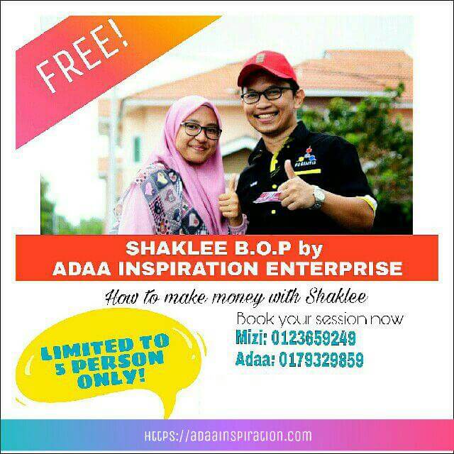 Nak Tahu Cara Buat Duit Dengan Shaklee?